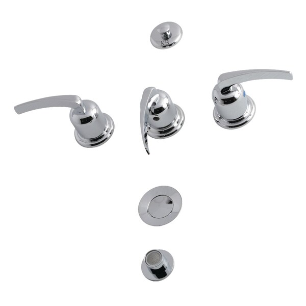 Centurion KB6321EFL 3-Handle Bidet Faucet, Polished Chrome